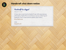 Tablet Screenshot of handcraft.com